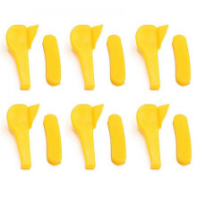 12Pcs Set Yellow Tyre Changer Part Plastic Mount Demount Duck Head Insert Rim Protector Yellow Plastic Mounting Kit