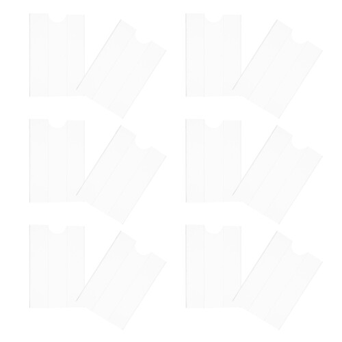 30Pcs Plastic Supermarket Label Holders For Price Display Tags