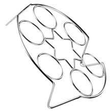 stainless steel egg steamer rack trivet cooking holder