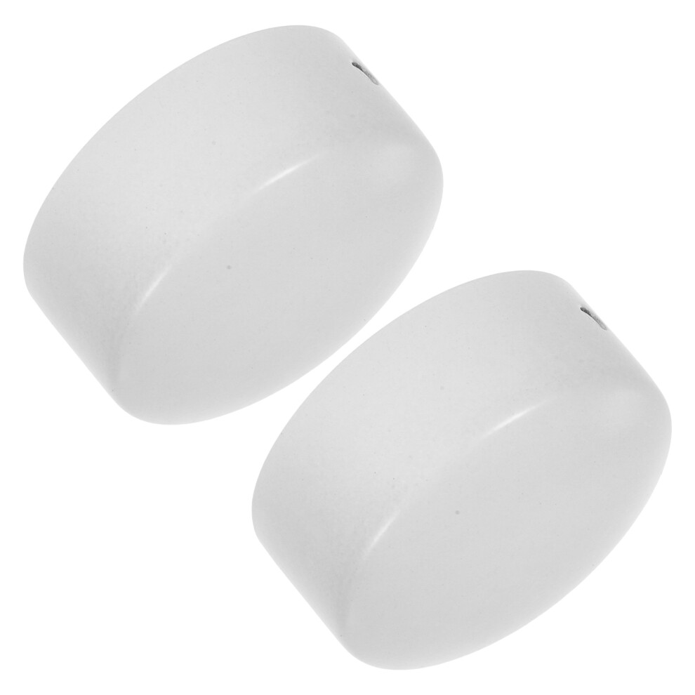 2Pcs Stainless Steel End Caps For Wood Pvc Handrails Stair Railing 3322069169373
