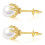 dragon claw post studs earrings with pearl statement jewelry 3