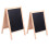 2pcs wooden folding double-sided chalkboard whiteboard memo board 11