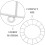 One Set Replacement Wire Guard Cover For Emergency Light Iron Metal 7
