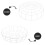 One Set Replacement Wire Guard Cover For Emergency Light Iron Metal 8