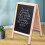 2pcs wooden folding double-sided chalkboard whiteboard memo board 8
