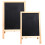 2pcs wooden folding double-sided chalkboard whiteboard memo board 3