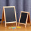 2pcs wooden folding double-sided chalkboard whiteboard memo board 10