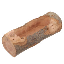 Squirrel Feeding Bowl For Guinea Pig Chinchilla Hamster Wooden Dish