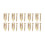 10Pcs Professional Plasterboard Plug Screws Hardware Golden 6