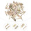 10Pcs Professional Plasterboard Plug Screws Hardware Golden 5