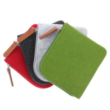 4 Pcs Flet Coin Purse Mini Wallet For Kids Girls Smooth Zipper Pouch