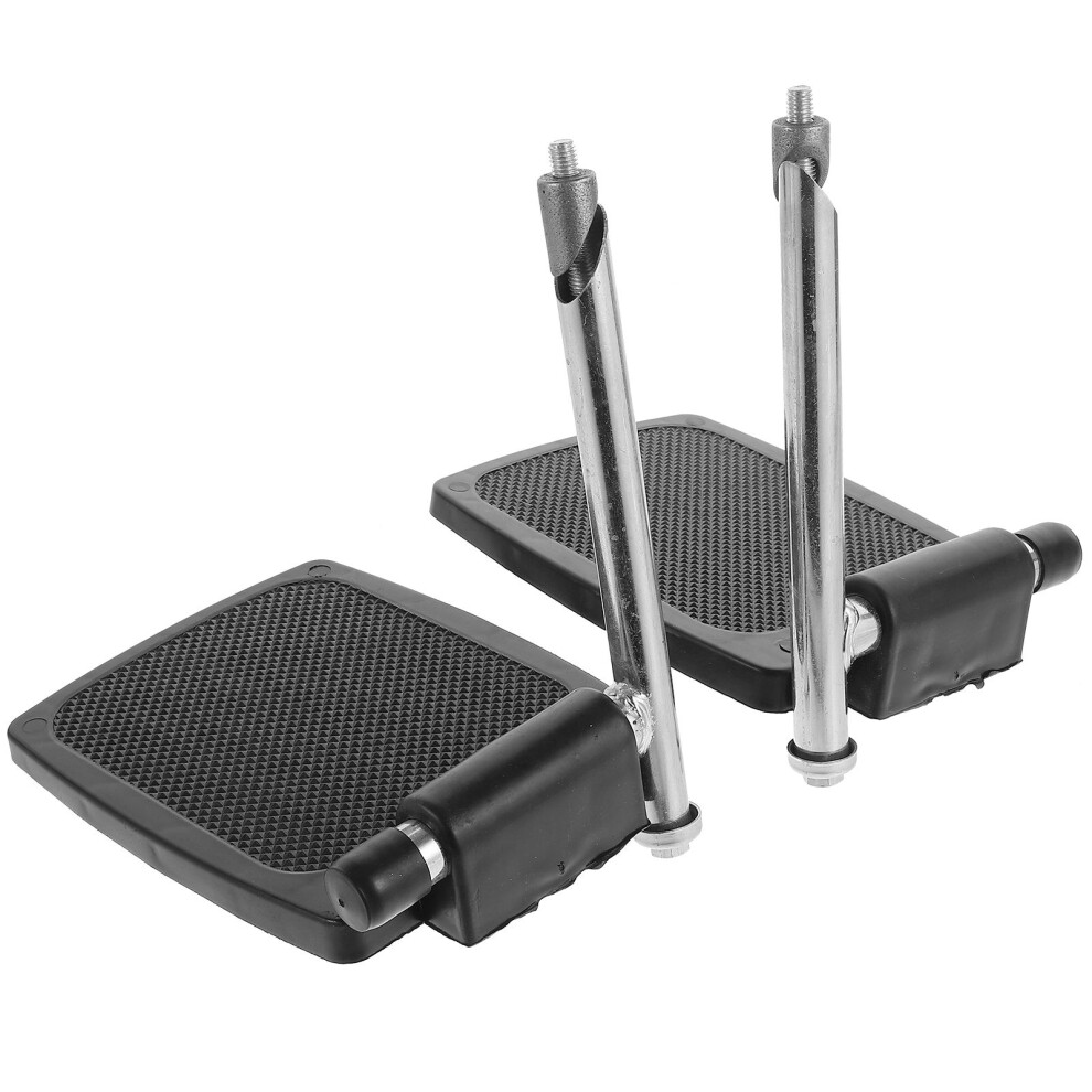 Ohphcall 1 Pair Wheelchair Footrest Replacement Legrest With Pole