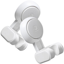 2Pcs Adjustable Handheld Showerhead Bracket No Punch Suction Mount