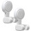 2Pcs Adjustable Handheld Showerhead Bracket No Punch Suction Mount 4