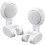 2Pcs Adjustable Handheld Showerhead Bracket No Punch Suction Mount 10