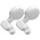 2Pcs Adjustable Handheld Showerhead Bracket No Punch Suction Mount 8