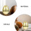 12Pcs Golden Plastic Easter Eggs For Egg Hunt Games And Prize Baskets 9