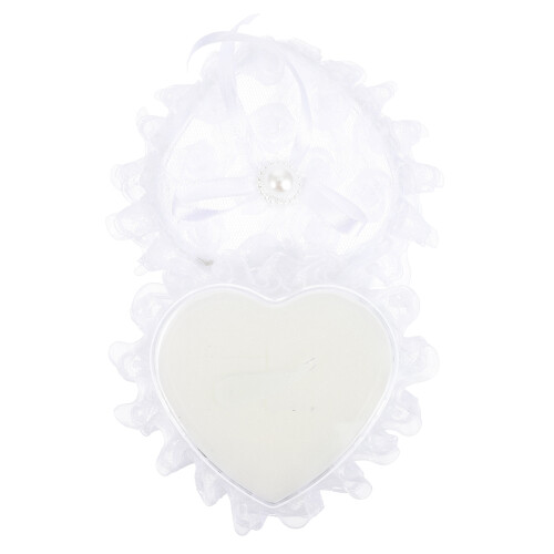 Heart-Shape Ring Pillow Wedding Bearer Valentines Gift
