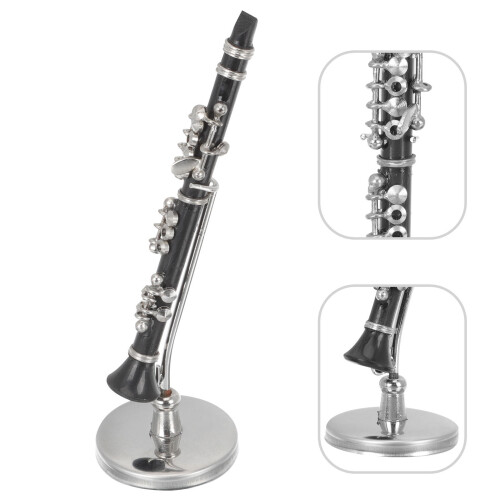 copper miniature clarinet model with storage box 2