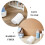 100 sheets/roll flushable biodegradable bamboo diaper liners white 5