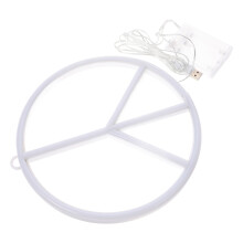 peace sign led neon wall light night light decor