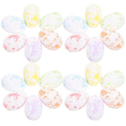 250 Pcs Easter Eggs Festive Foam Simulation DIY Accessories