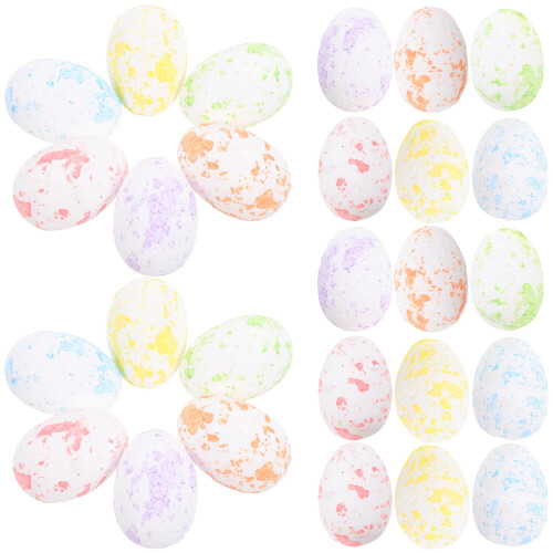 250 Pcs Easter Eggs Festive Foam Simulation DIY Accessories 1