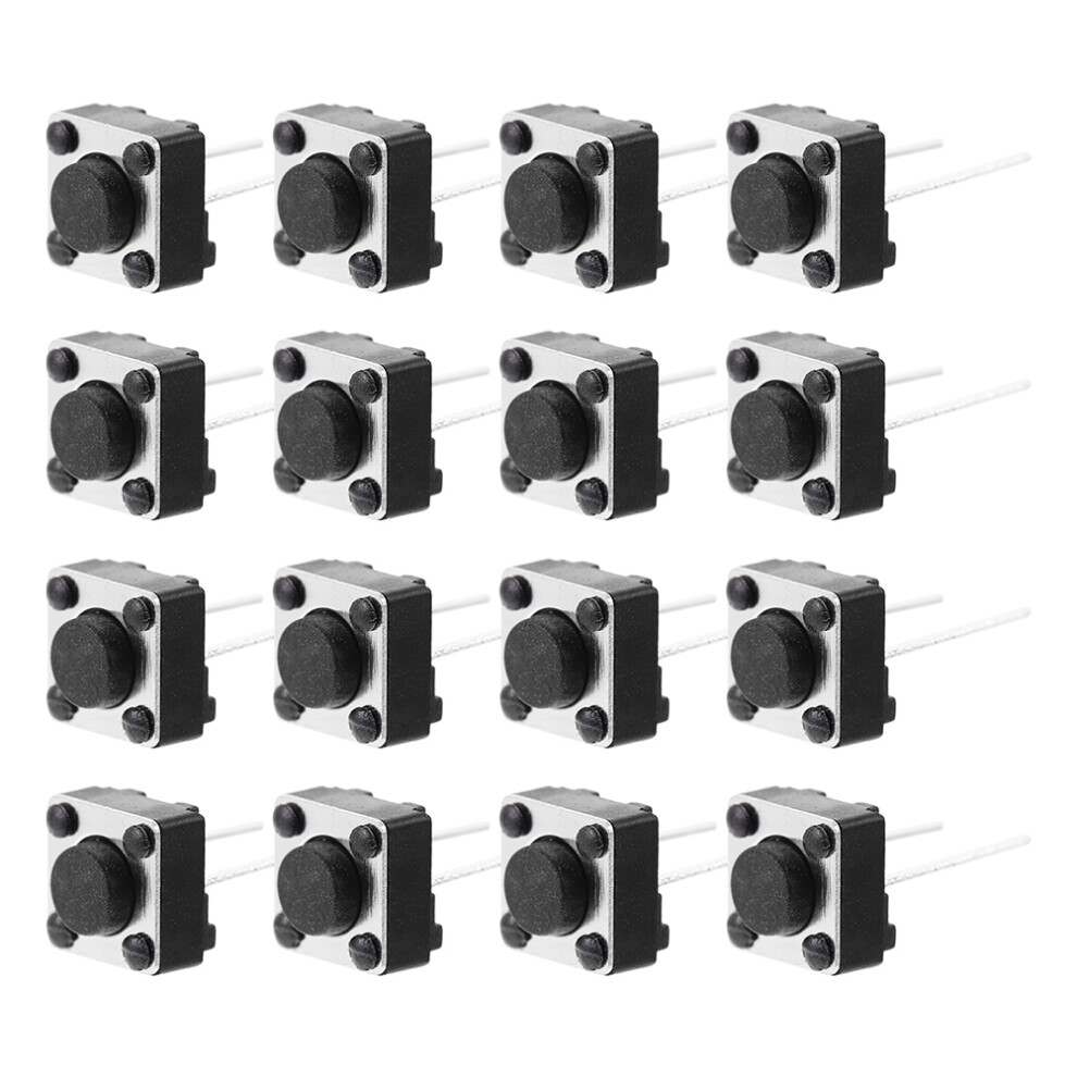 100Pcs Plastic Tactile Momentary Push Buttons For Breadboard Pcb 3322122745469