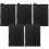 5Pcs A5 6-Hole Binder Dividers With Top Tabs For Office Use 2