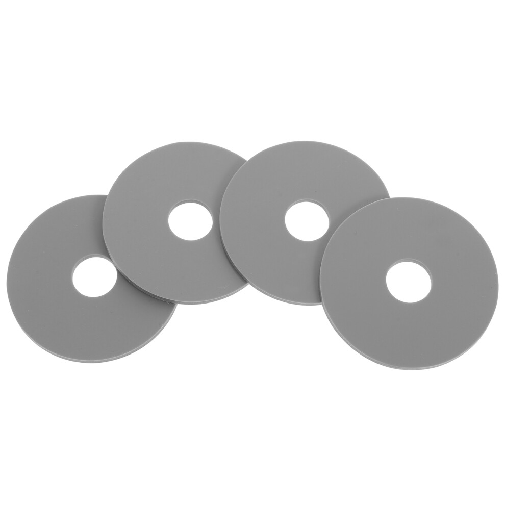 4Pcs Silicone Flush Valve Seal For Toilet Tank Replacement Grey 3322069180378