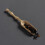 Carved Bamboo Tea Scoop Light Yellow Tea Set Accessory 7