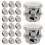 50Pcs Mini Cake Pans With Lids Aluminum Ramekin Baking Cups 11