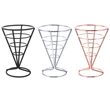 3pcs french fries cone holder hollow fried food basket ice cream cup