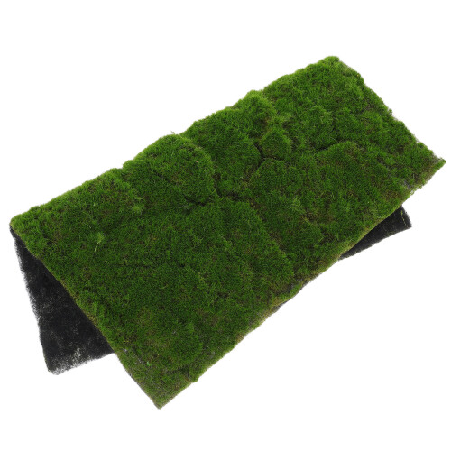 2Pcs Decorative Artificial Moss Plastic Green Soft for Home Garden Use