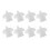 16pcs white pool filter sponge tortoise shape high efficiency oil absorbing 11