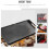 1pc iron barbecue pan for camping, black 10
