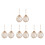 8 pcs clear plastic fillable ornaments with rope for christmas decor 7