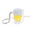 1Pc Simulation Beer Cup Key Chain Acrylic Mini Pendant Decoration 11