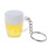1Pc Simulation Beer Cup Key Chain Acrylic Mini Pendant Decoration 2