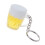 1Pc Simulation Beer Cup Key Chain Acrylic Mini Pendant Decoration 4