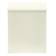 Wall Mounted Mailbox Beige Iron 1pcs 11.6x8.6x2.4in