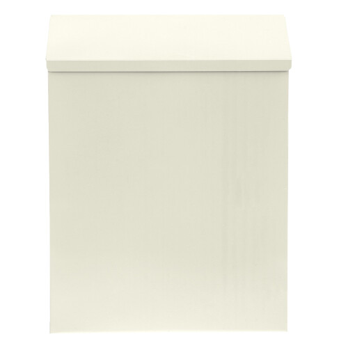Wall Mounted Mailbox Beige Iron 1pcs 11.6x8.6x2.4in