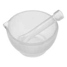 1 Set Glass Mortar and Pestle Lab Grinding Tool