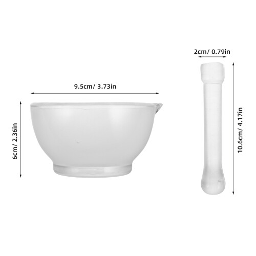 1 Set Glass Mortar and Pestle Lab Grinding Tool 1