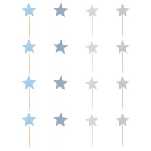 Raindrops 16 Pcs Cake Insert Cocktail Picks Accessories Delicate Fruit