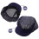 2pcs unisex chef hats breathable mesh kitchen cooking caps navy 10