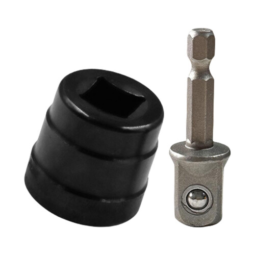 Jack Drill Adapter Trailer Jack Socket Extension Bit Rust Resistant Vanadium Steel Adjustable MultiAngle 2.76x1.14x0.98