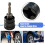 Jack Drill Adapter Trailer Jack Socket Extension Bit Rust Resistant Vanadium Steel Adjustable MultiAngle 2.76x1.14x0.98 4