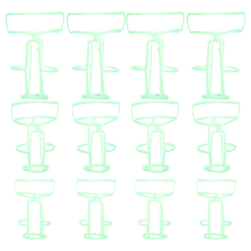 36Pcs Nets For Saline Bottles Hanging Covers Green