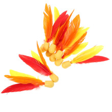 10Pcs High Elasticity Colorful Badminton Balls For Sports Fitness